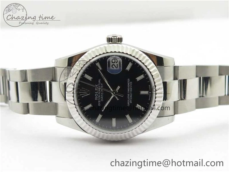 Datejust 31mm 278271 SS BP Maker Best Edition Black Sticks Marker Dial on Oyster Bracelet