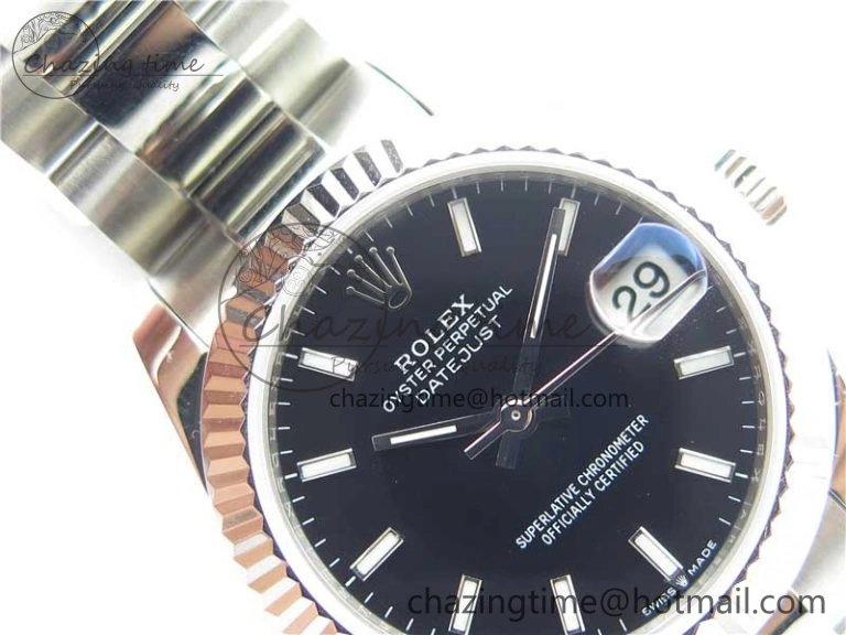Datejust 31mm 278271 SS BP Maker Best Edition Black Sticks Marker Dial on Oyster Bracelet