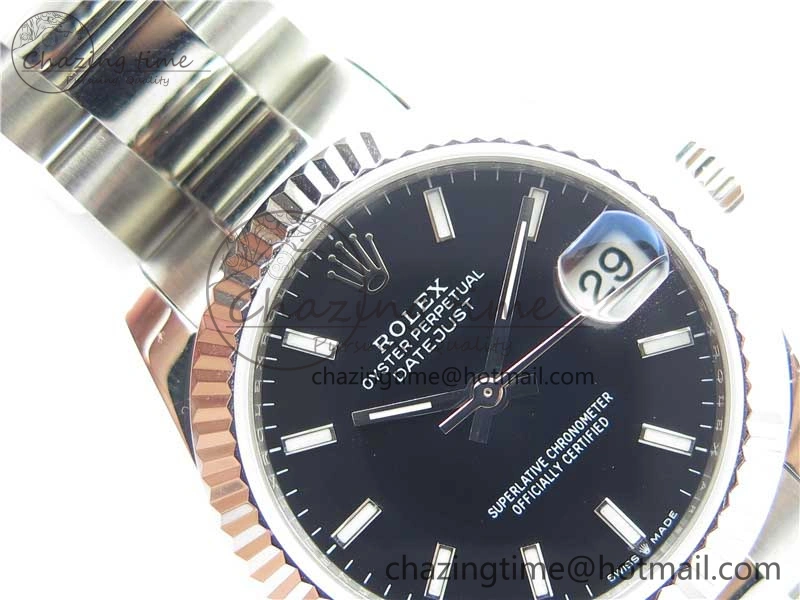 Datejust 31mm 278271 SS BP Maker Best Edition Black Sticks Marker Dial on Oyster Bracelet