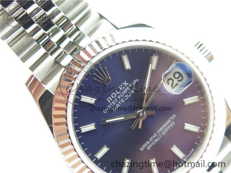 Datejust 31mm 278271 SS BP Maker Best Edition Blue Sticks Marker Dial on Jubilee Bracelet