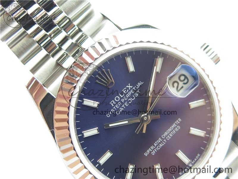 Datejust 31mm 278271 SS BP Maker Best Edition Blue Sticks Marker Dial on Jubilee Bracelet