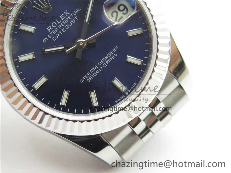 Datejust 31mm 278271 SS BP Maker Best Edition Blue Sticks Marker Dial on Jubilee Bracelet