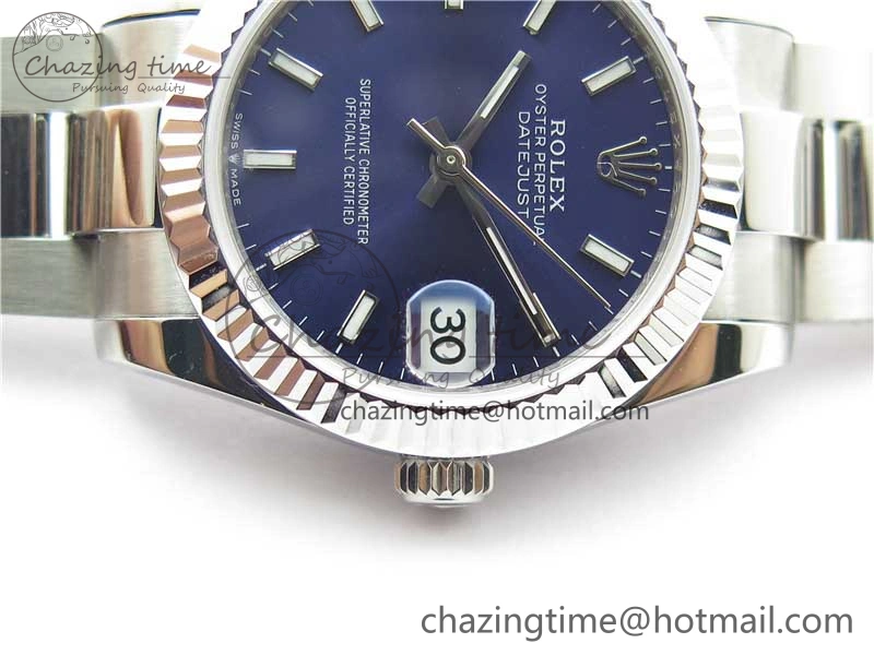 Datejust 31mm 278271 SS BP Maker Best Edition Blue Sticks Marker Dial on Oyster Bracelet