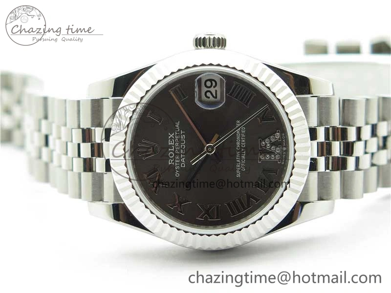 Datejust 31mm 278271 SS BP Maker Best Edition Gray Roman Dial on Jubilee Bracelet