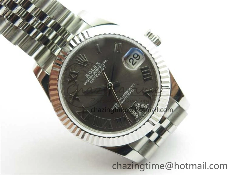 Datejust 31mm 278271 SS BP Maker Best Edition Gray Roman Dial on Jubilee Bracelet