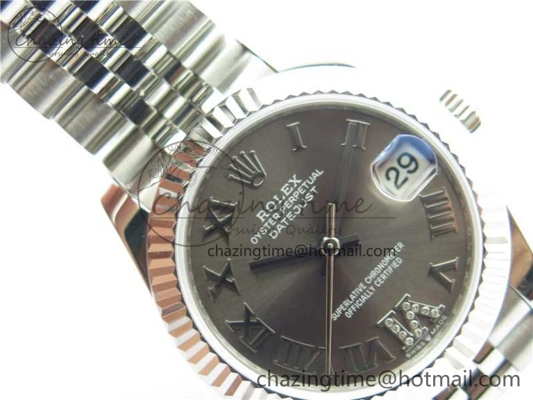 Datejust 31mm 278271 SS BP Maker Best Edition Gray Roman Dial on Jubilee Bracelet