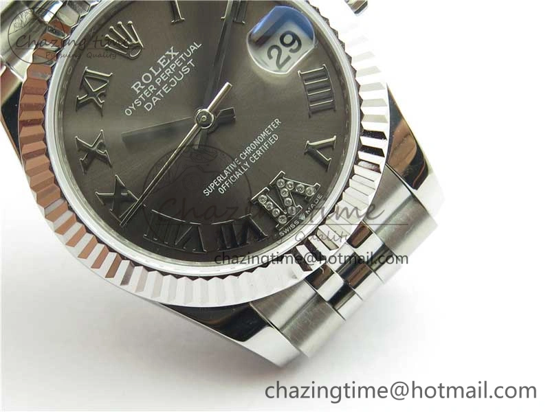 Datejust 31mm 278271 SS BP Maker Best Edition Gray Roman Dial on Jubilee Bracelet