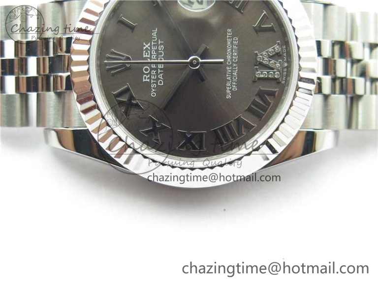 Datejust 31mm 278271 SS BP Maker Best Edition Gray Roman Dial on Jubilee Bracelet