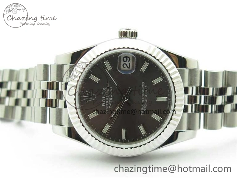Datejust 31mm 278271 SS BP Maker Best Edition Gray Sticks Marker Dial on Jubilee Bracelet