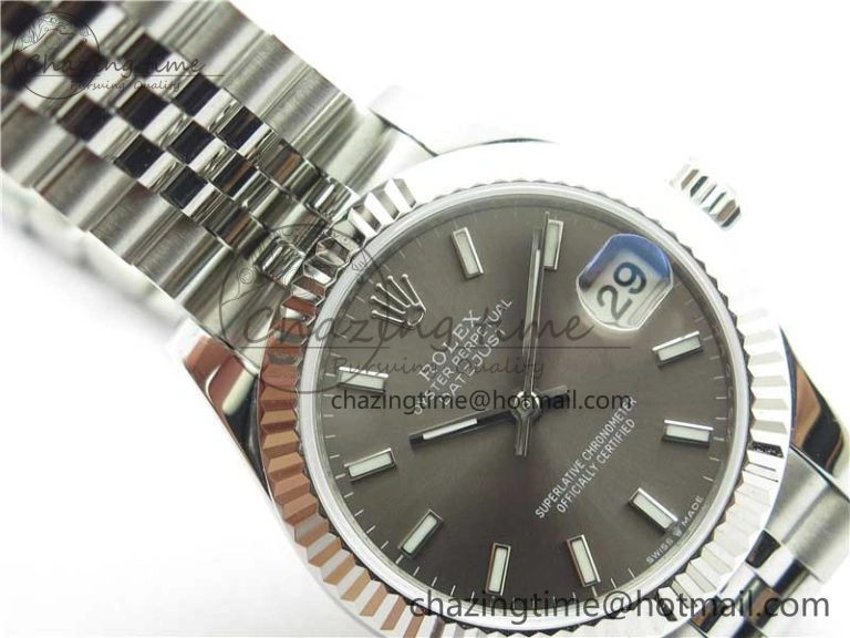 Datejust 31mm 278271 SS BP Maker Best Edition Gray Sticks Marker Dial on Jubilee Bracelet