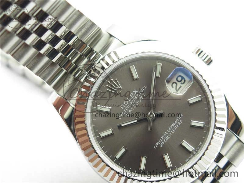 Datejust 31mm 278271 SS BP Maker Best Edition Gray Sticks Marker Dial on Jubilee Bracelet