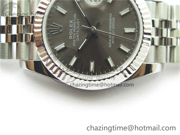 Datejust 31mm 278271 SS BP Maker Best Edition Gray Sticks Marker Dial on Jubilee Bracelet