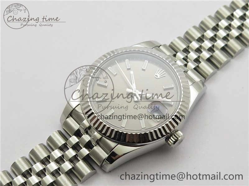 Datejust 31mm 278271 SS BP Maker Best Edition Gray Sticks Marker Dial on Jubilee Bracelet