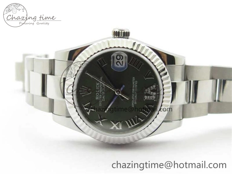 Datejust 31mm 278271 SS BP Maker Best Edition Green Roman Dial on Oyster Bracelet