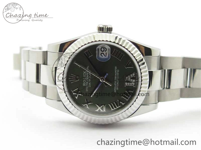 Datejust 31mm 278271 SS BP Maker Best Edition Green Roman Dial on Oyster Bracelet