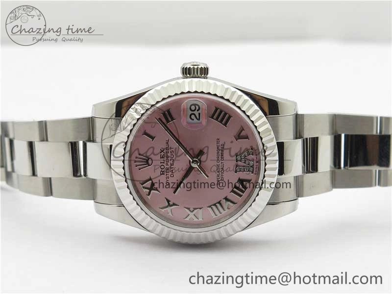 Datejust 31mm 278271 SS BP Maker Best Edition Pink Roman Dial on Oyster Bracelet