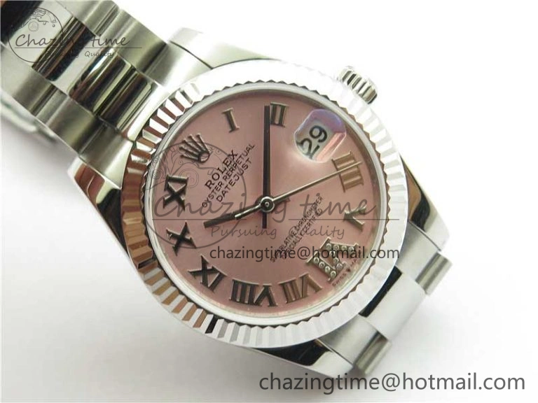 Datejust 31mm 278271 SS BP Maker Best Edition Pink Roman Dial on Oyster Bracelet