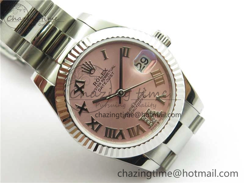 Datejust 31mm 278271 SS BP Maker Best Edition Pink Roman Dial on Oyster Bracelet