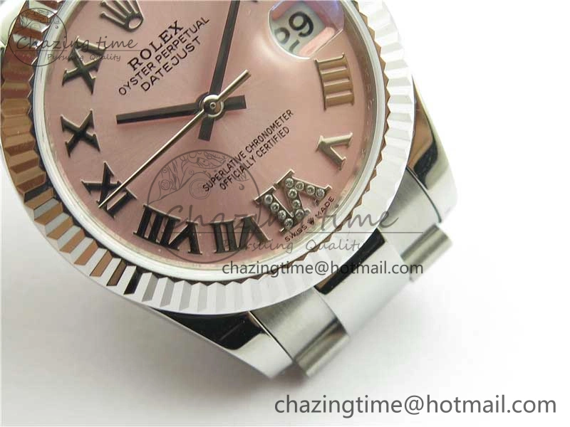 Datejust 31mm 278271 SS BP Maker Best Edition Pink Roman Dial on Oyster Bracelet