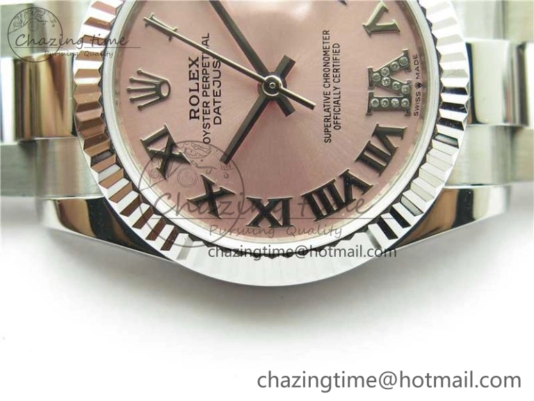 Datejust 31mm 278271 SS BP Maker Best Edition Pink Roman Dial on Oyster Bracelet