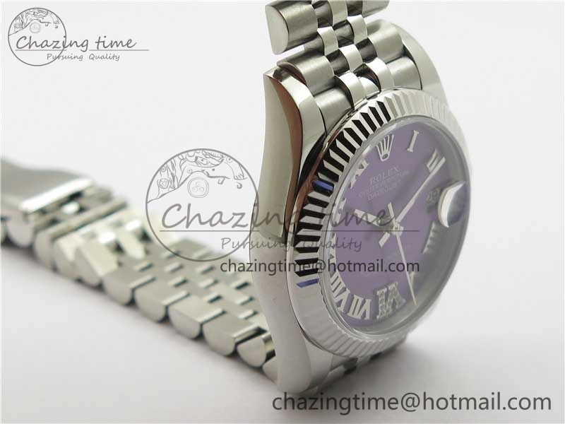 Datejust 31mm 278271 SS BP Maker Best Edition Purple Roman Dial on Jubilee Bracelet