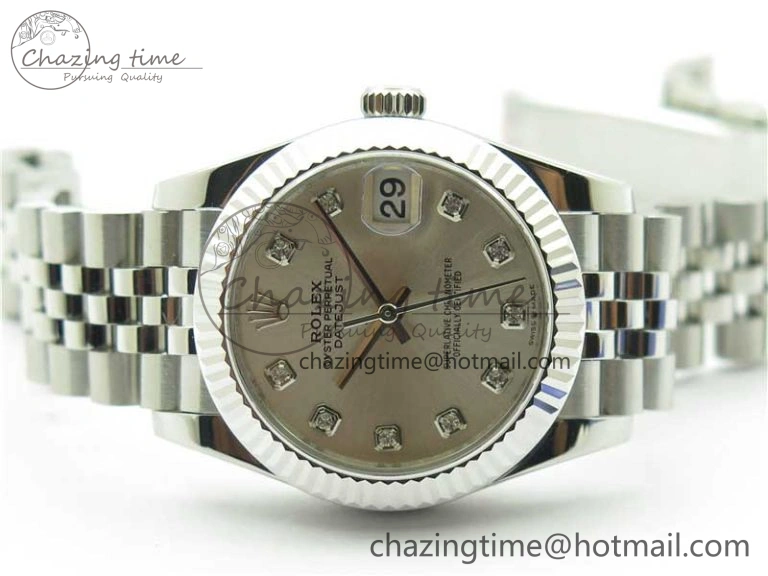 Datejust 31mm 278271 SS BP Maker Best Edition Silver Crystal Dial on Jubilee Bracelet