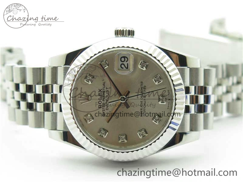 Datejust 31mm 278271 SS BP Maker Best Edition Silver Crystal Dial on Jubilee Bracelet