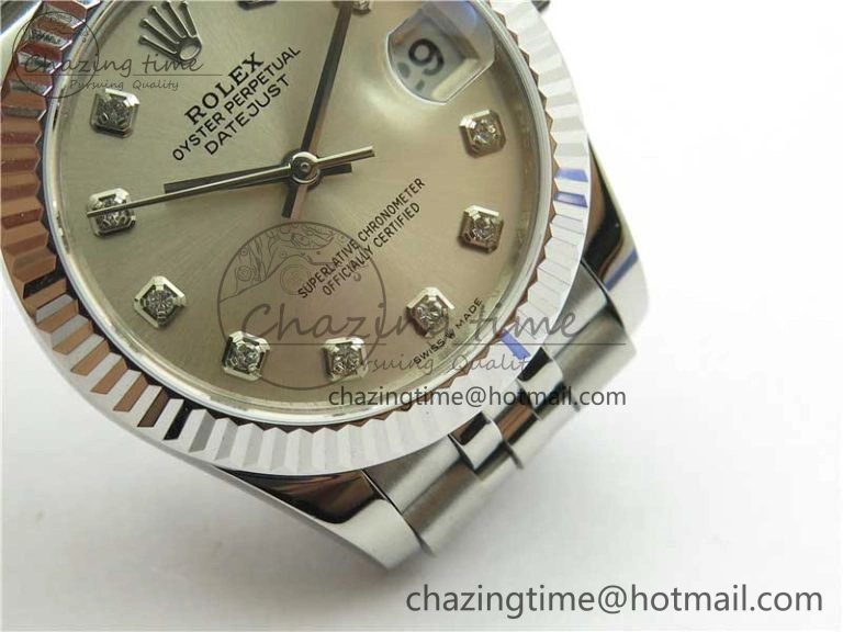 Datejust 31mm 278271 SS BP Maker Best Edition Silver Crystal Dial on Jubilee Bracelet