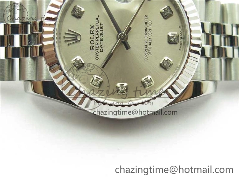 Datejust 31mm 278271 SS BP Maker Best Edition Silver Crystal Dial on Jubilee Bracelet
