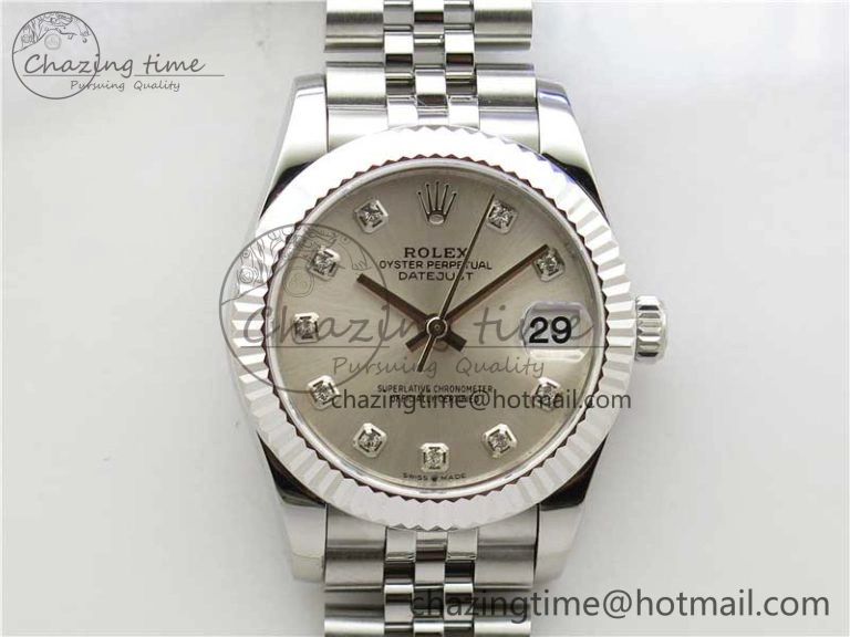 Datejust 31mm 278271 SS BP Maker Best Edition Silver Crystal Dial on Jubilee Bracelet