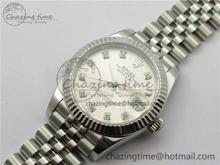 Datejust 31mm 278271 SS BP Maker Best Edition Silver Crystal Dial on Jubilee Bracelet