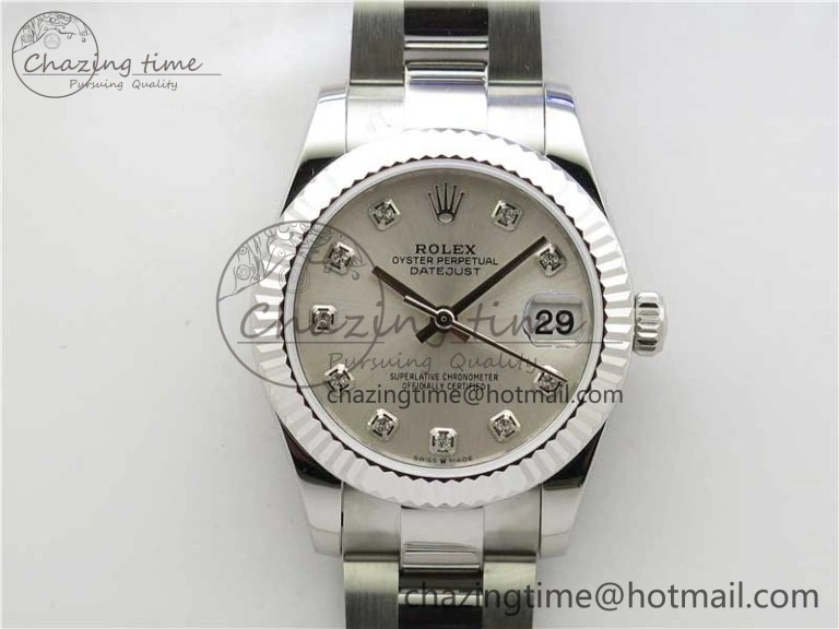 Datejust 31mm 278271 SS BP Maker Best Edition Silver Crystal Dial on Oyster Bracelet