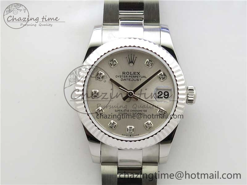 Datejust 31mm 278271 SS BP Maker Best Edition Silver Crystal Dial on Oyster Bracelet