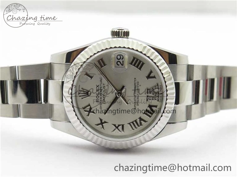 Datejust 31mm 278271 SS BP Maker Best Edition Silver Roman Dial on Oyster Bracelet