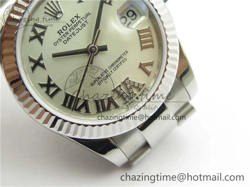 Datejust 31mm 278271 SS BP Maker Best Edition Silver Roman Dial on Oyster Bracelet