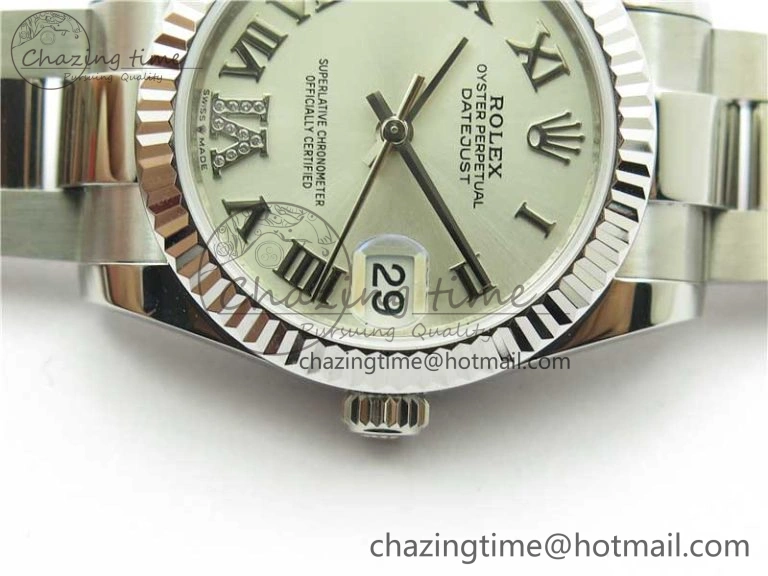 Datejust 31mm 278271 SS BP Maker Best Edition Silver Roman Dial on Oyster Bracelet