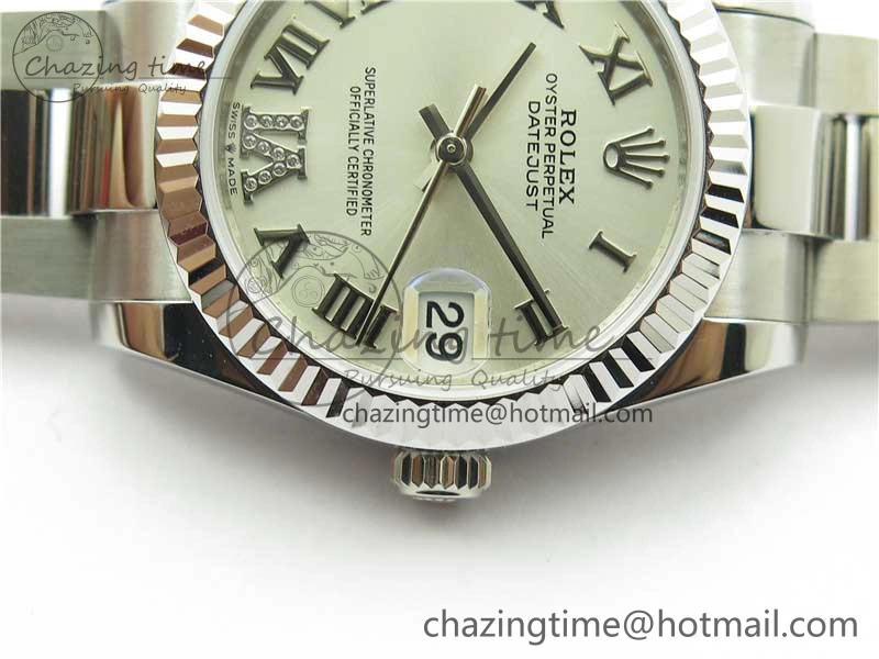 Datejust 31mm 278271 SS BP Maker Best Edition Silver Roman Dial on Oyster Bracelet