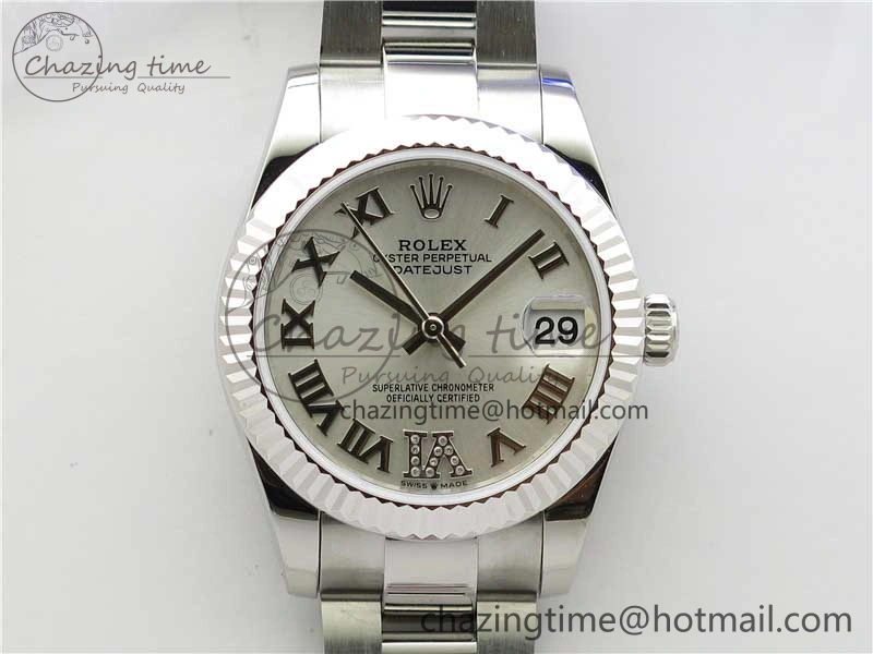 Datejust 31mm 278271 SS BP Maker Best Edition Silver Roman Dial on Oyster Bracelet