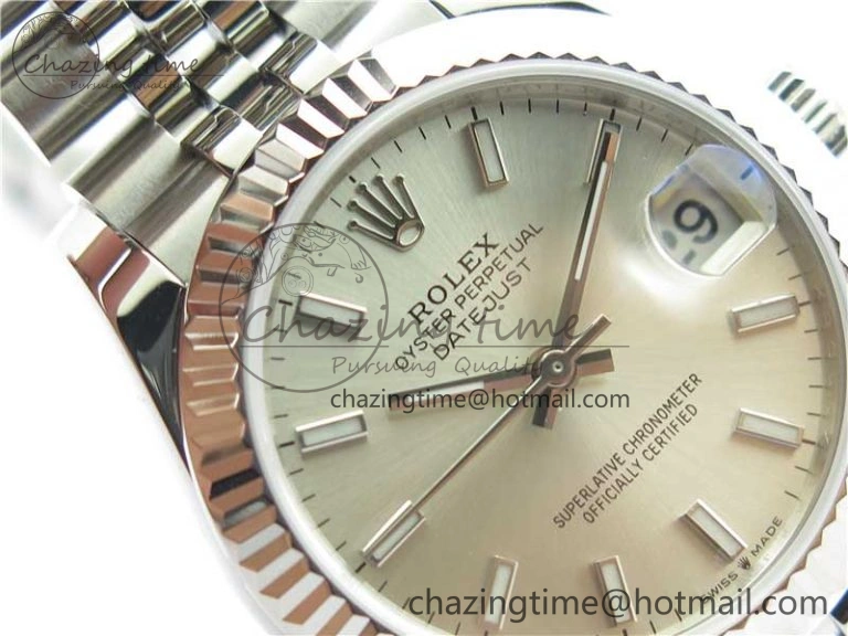 Datejust 31mm 278271 SS BP Maker Best Edition Silver Sticks Marker Dial on Jubilee Bracelet