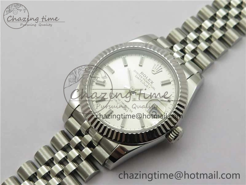 Datejust 31mm 278271 SS BP Maker Best Edition Silver Sticks Marker Dial on Jubilee Bracelet