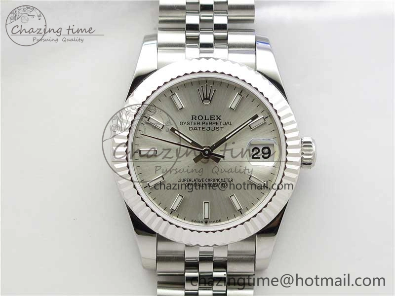 Datejust 31mm 278271 SS BP Maker Best Edition Silver Sticks Marker Dial on Jubilee Bracelet
