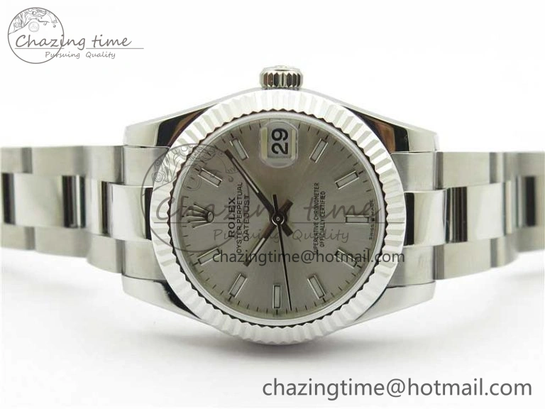 Datejust 31mm 278271 SS BP Maker Best Edition Silver Sticks Marker Dial on Oyster Bracelet