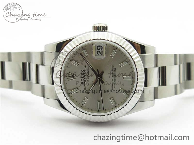 Datejust 31mm 278271 SS BP Maker Best Edition Silver Sticks Marker Dial on Oyster Bracelet