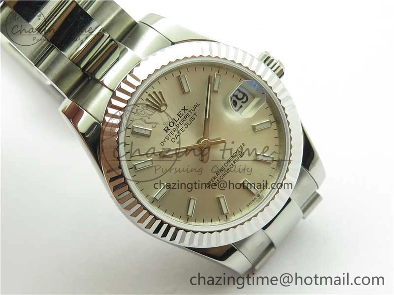 Datejust 31mm 278271 SS BP Maker Best Edition Silver Sticks Marker Dial on Oyster Bracelet