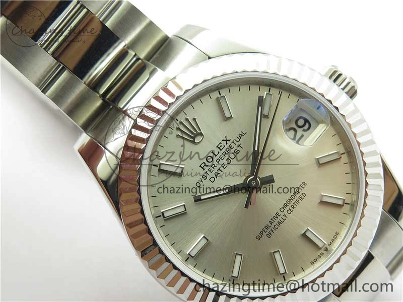 Datejust 31mm 278271 SS BP Maker Best Edition Silver Sticks Marker Dial on Oyster Bracelet