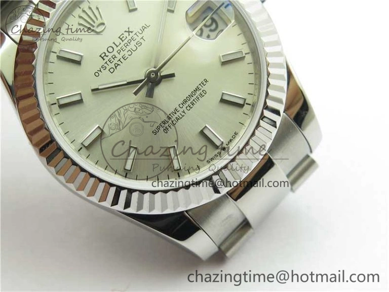 Datejust 31mm 278271 SS BP Maker Best Edition Silver Sticks Marker Dial on Oyster Bracelet