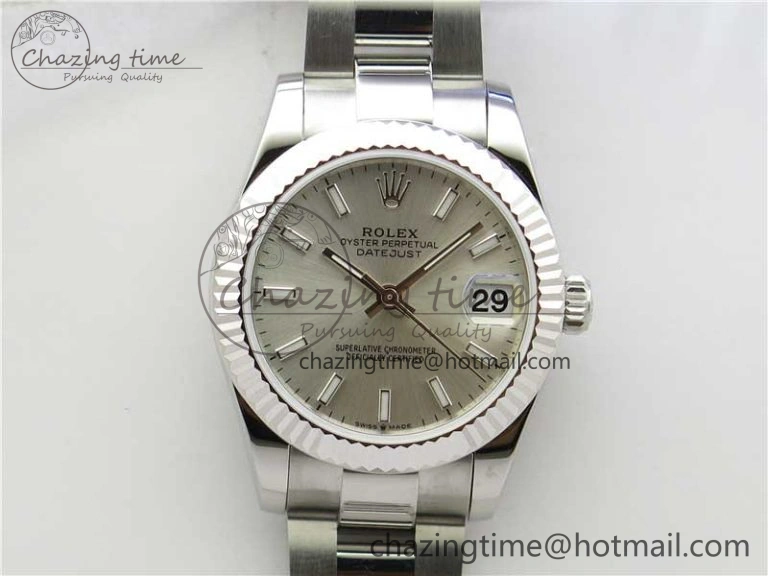 Datejust 31mm 278271 SS BP Maker Best Edition Silver Sticks Marker Dial on Oyster Bracelet