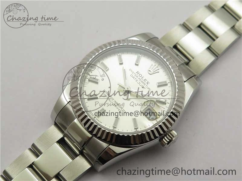 Datejust 31mm 278271 SS BP Maker Best Edition Silver Sticks Marker Dial on Oyster Bracelet