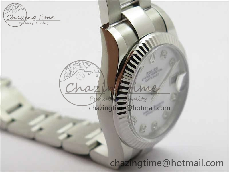 Datejust 31mm 278271 SS BP Maker Best Edition White MOP Crystal Dial on Oyster Bracelet