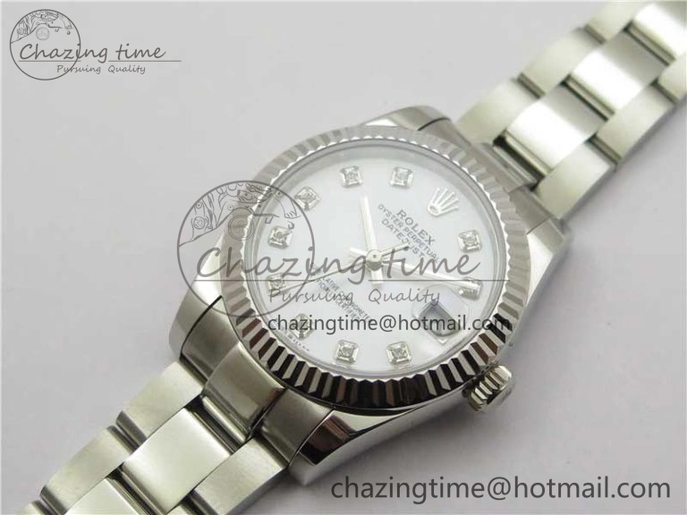 Datejust 31mm 278271 SS BP Maker Best Edition White MOP Crystal Dial on Oyster Bracelet
